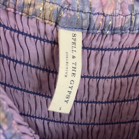 💜✨ Spell & The Gypsy Collective Floral Purple Dress– Size Small ✨💜 - Picture 3 of 11